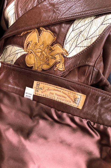 east west jacket replica|c.1973 East West Musical Instruments Co. 'Del Rose' Leather Jacket.